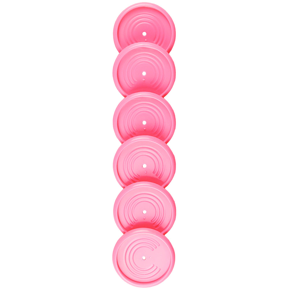 Discos + Elástico Rosa Neon