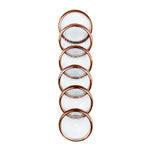 Discos + Elástico Rose Gold