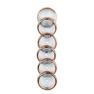 Discos + Elástico Rose Gold