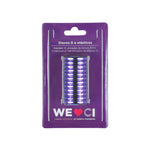 Discos + Elástico Roxo Metálico