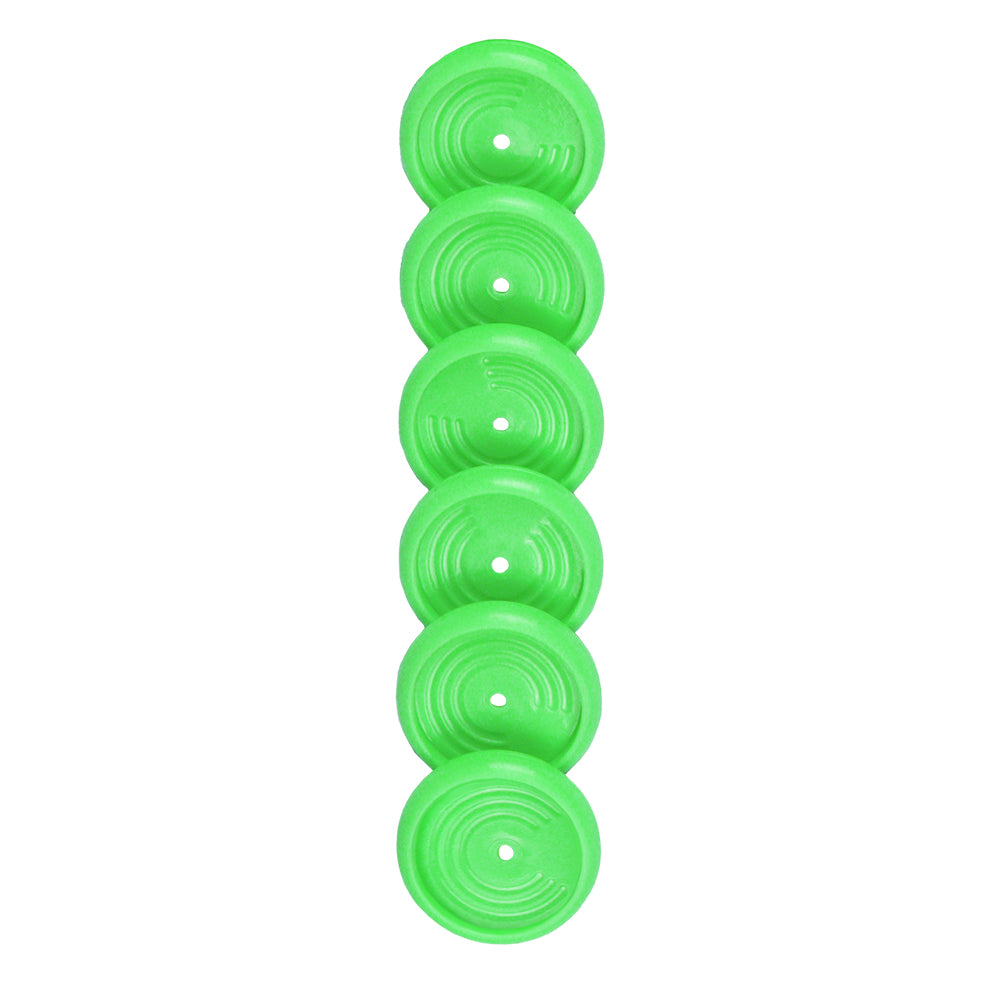 Discos + Elástico Verde Neon
