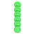 Discos + Elástico Verde Neon