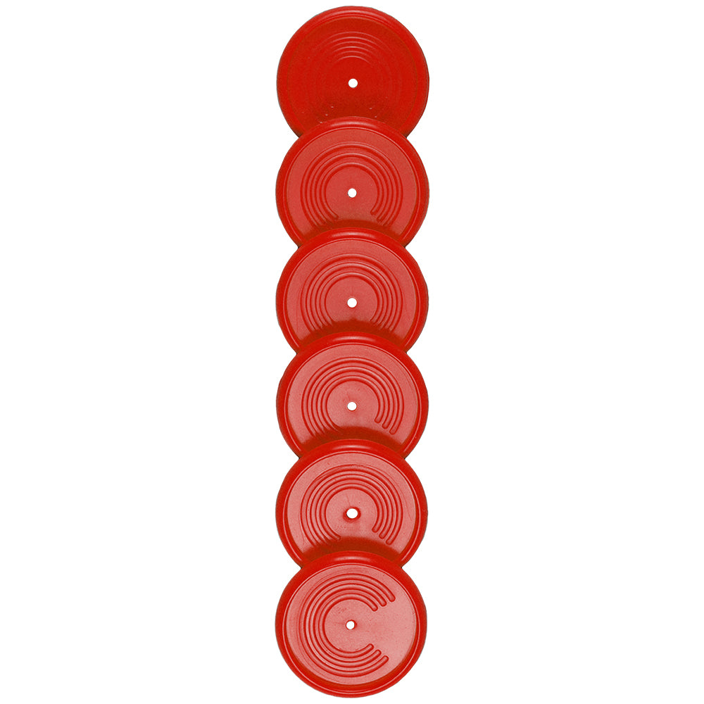 Discos + Elástico Vermelho