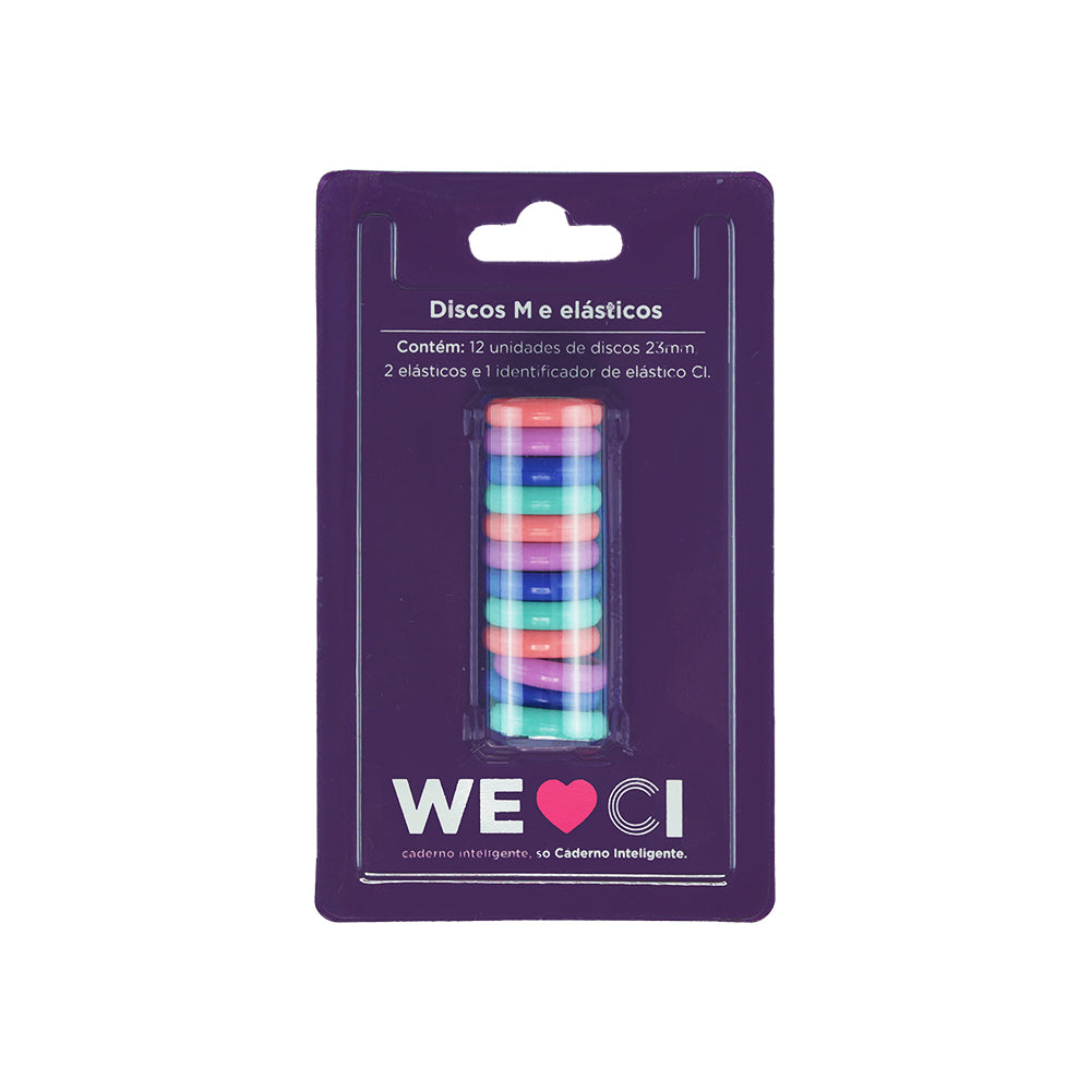 Discos + Elástico Mar Tropical