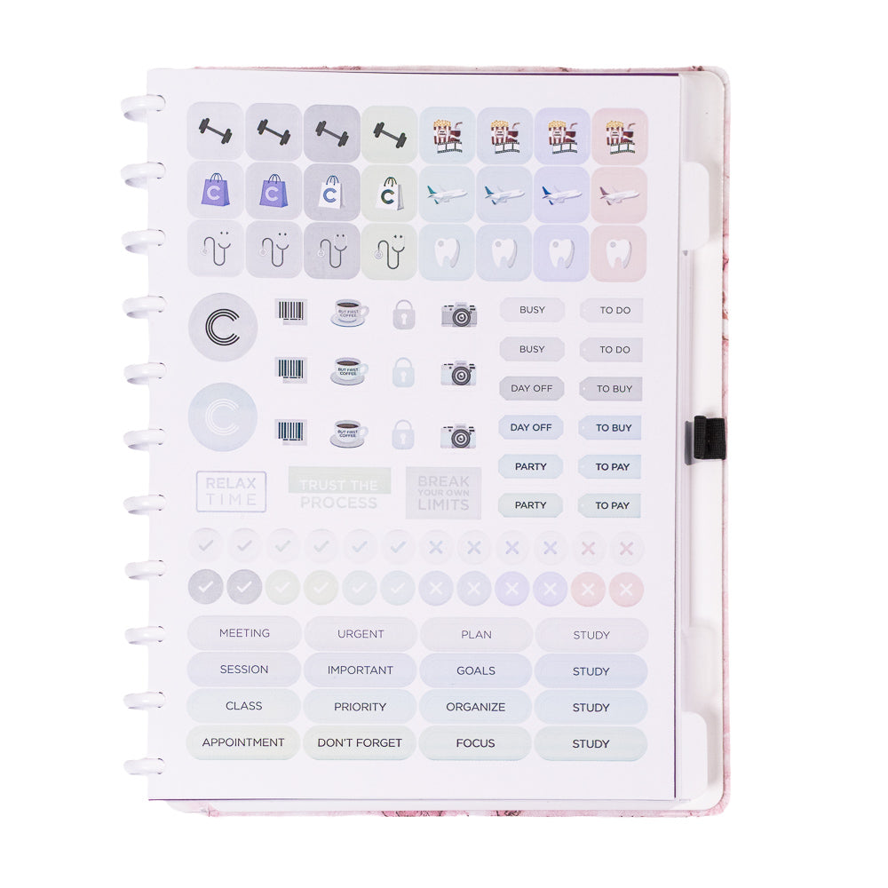 CADERNO STRAWBERRY QUARTZ