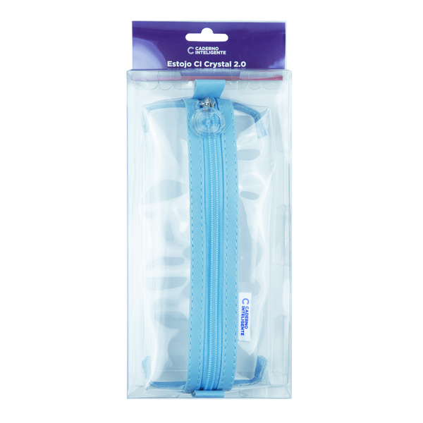 ESTOJO CRYSTAL 2.0 AZUL Caderno Inteligente ® - Caderno Inteligente