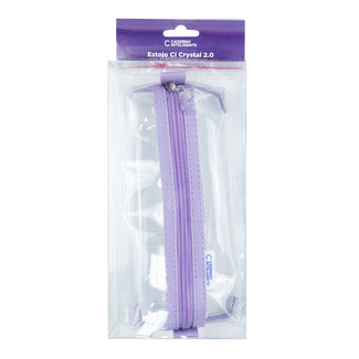 Pacote do Estojo Crystal 2.0 roxo.