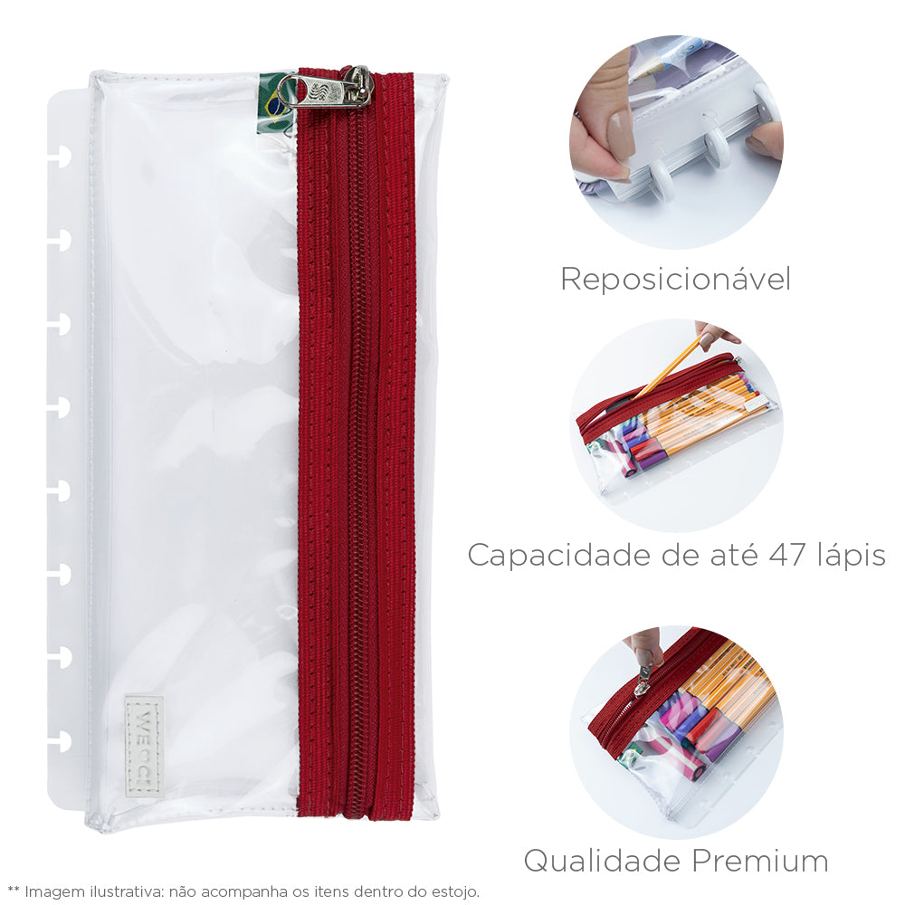 Estojo Inteligente Crystal Red