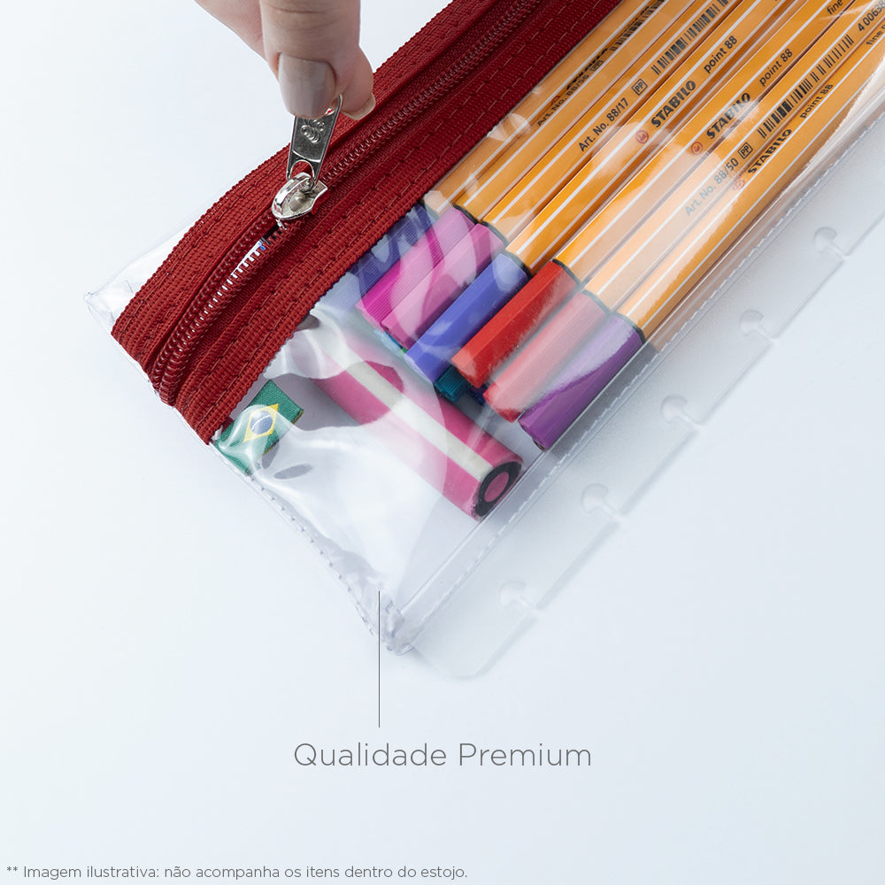 Estojo Inteligente Crystal Red