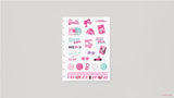 FOLHA DE ADESIVOS CI BY BARBIE PINK Caderno Inteligente ®