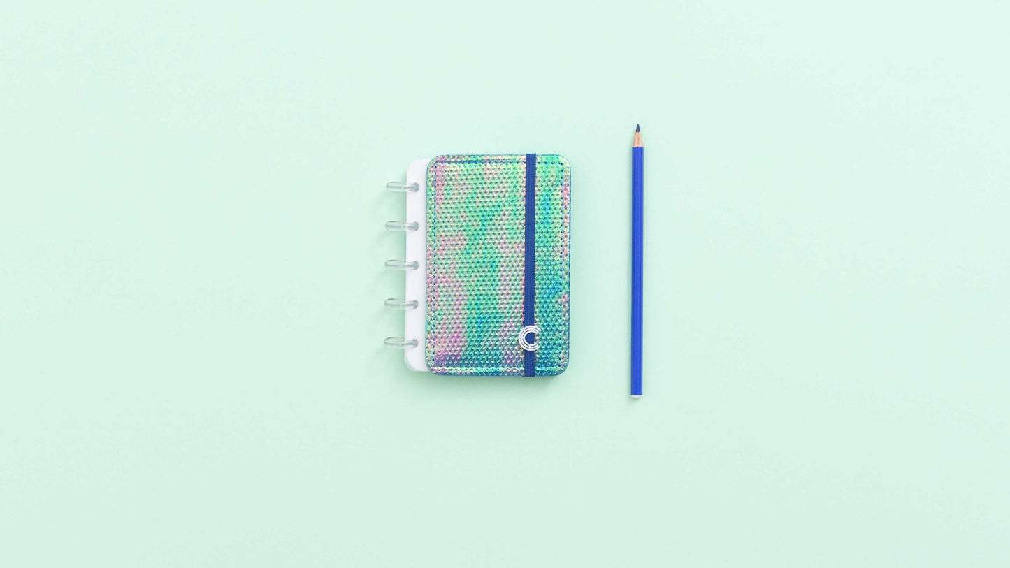 Caderno Azul Holográfico
