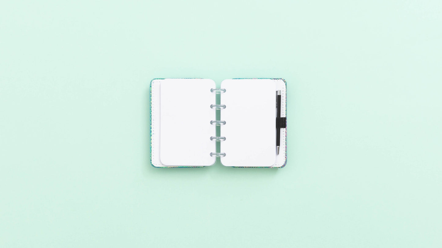 Caderno Azul Holográfico