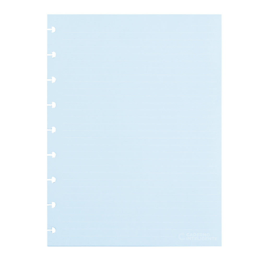 REFIL PAUTADO #BLUELOVER Caderno Inteligente ®