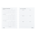 REFIL PLANNER ORGANIZER Caderno Inteligente Lojista