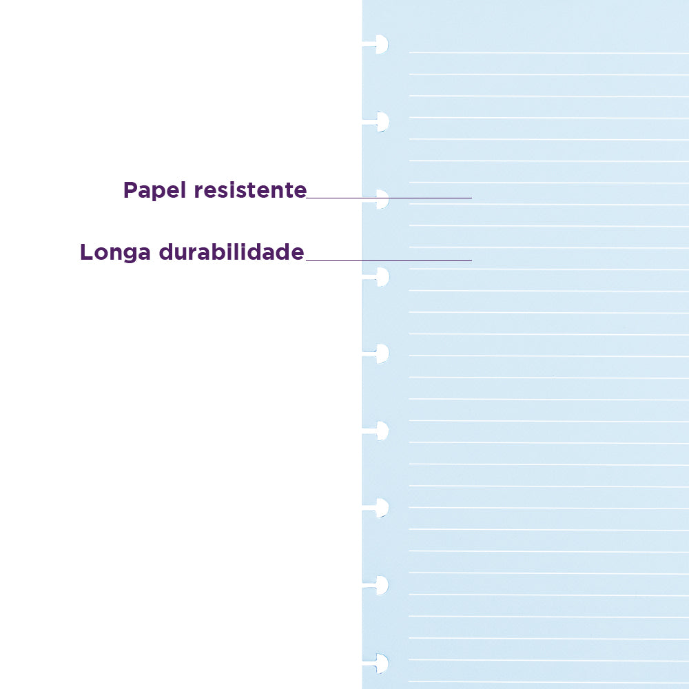 REFIL PAUTADO #BLUELOVER