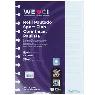 REFIL PAUTADO CORINTHIANS