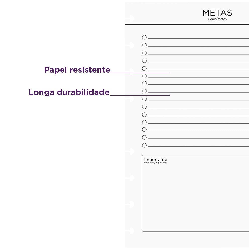 Refil Planner Casual