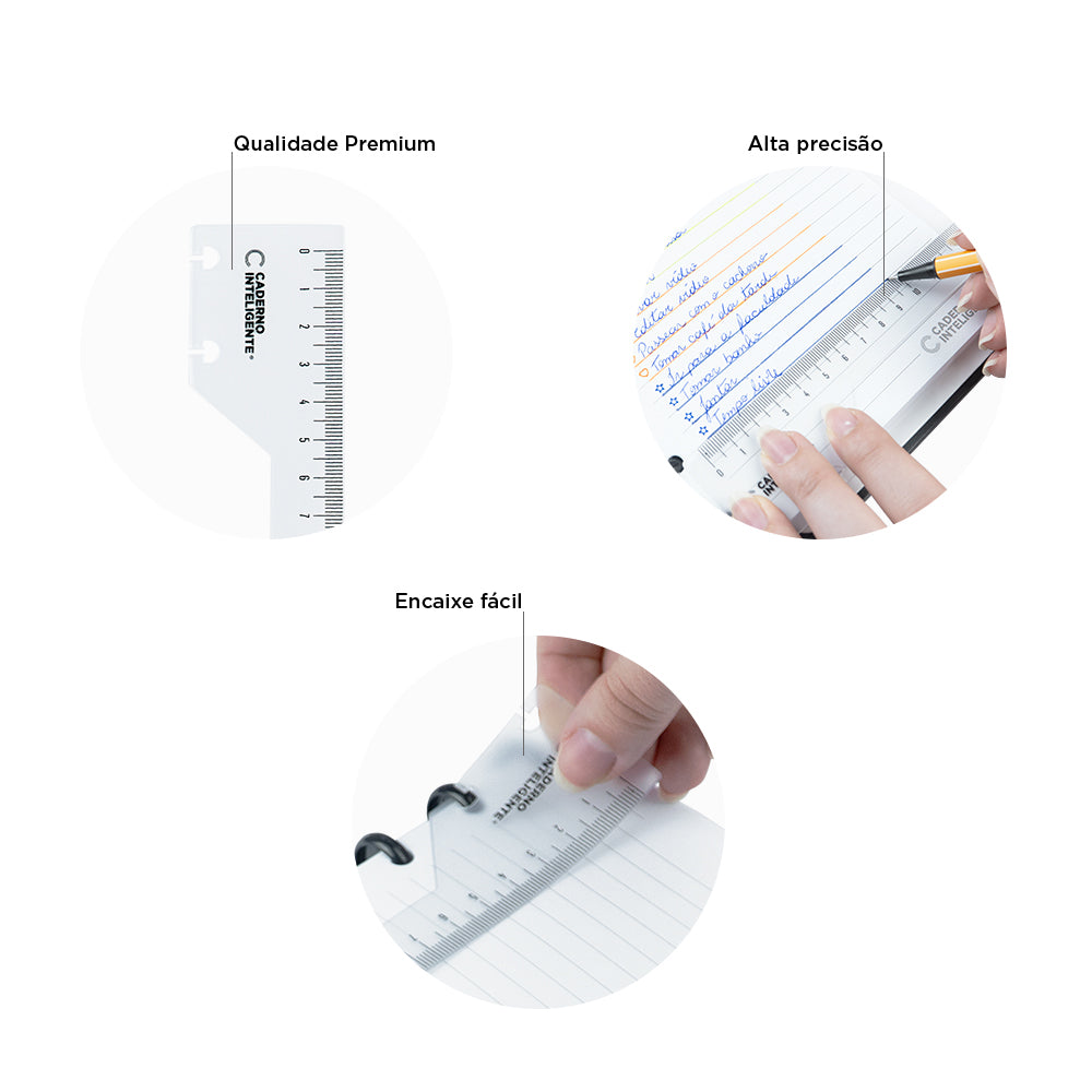 Régua 18 cm - Caderno Inteligente