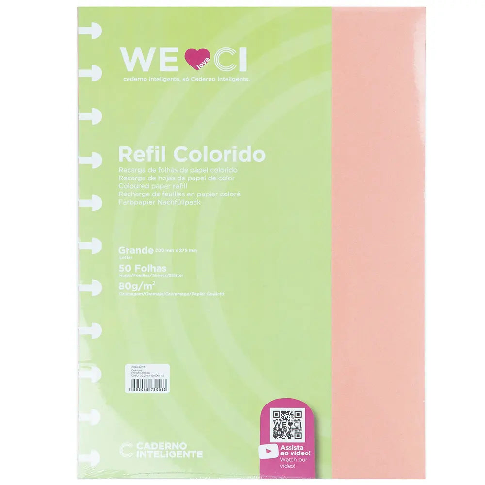 Refil Colorido Caderno Inteligente ®