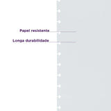 Refil Linhas Brancas Pontilhado Caderno Inteligente ®