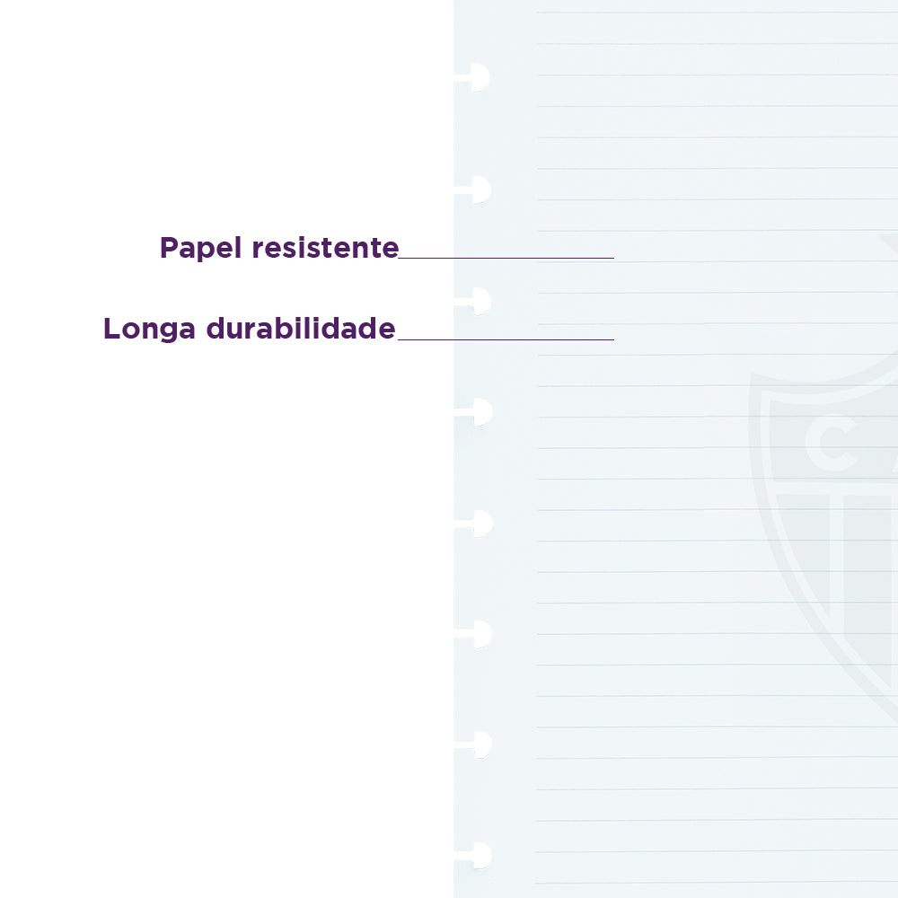 Refil Pautado Atlético Mineiro Caderno Inteligente ®
