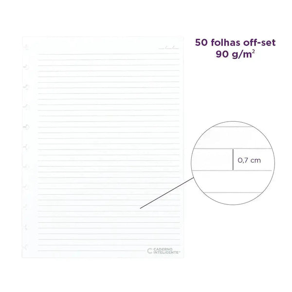 Refil Pautado (Cópia) Caderno Inteligente ® - Caderno Inteligente
