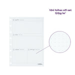 Refil Planner Pink Blossom by Sof Caderno Inteligente ®