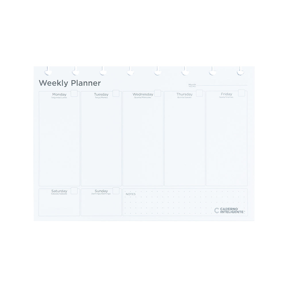 Refil Weekly Planner My Frame (cópia) Caderno Inteligente ®