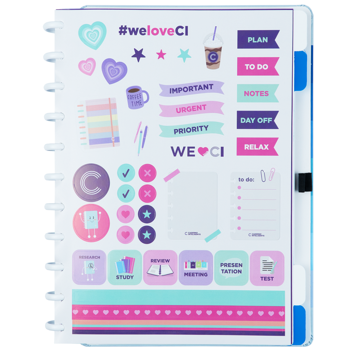 Caderno Shades of Blue