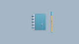 Caderno All Blue Caderno