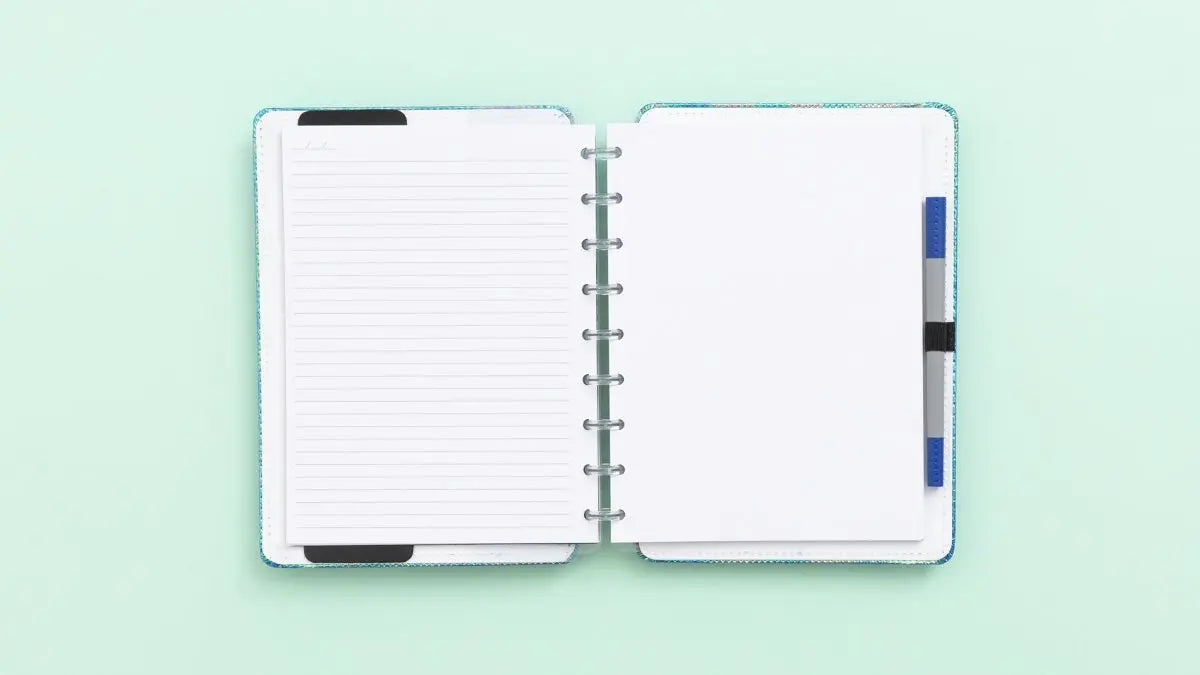 Caderno Azul Holográfico Caderno