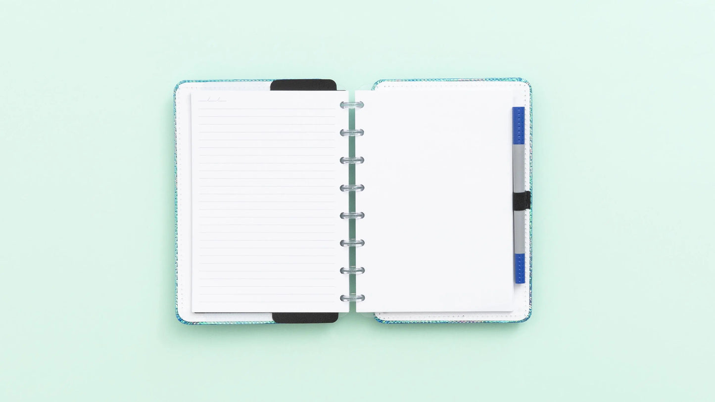 Caderno Azul Holográfico Caderno