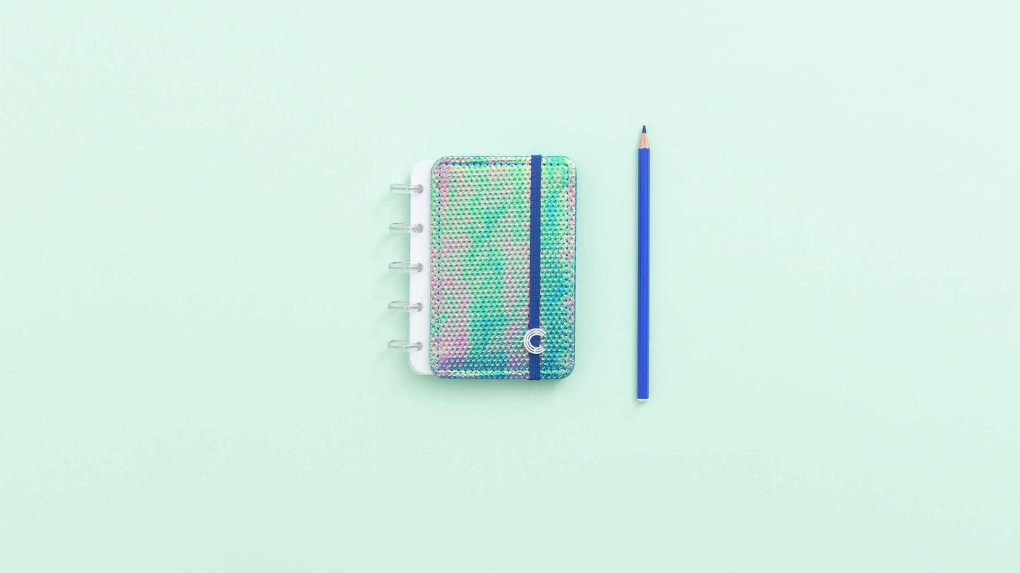 Caderno Azul Holográfico Caderno
