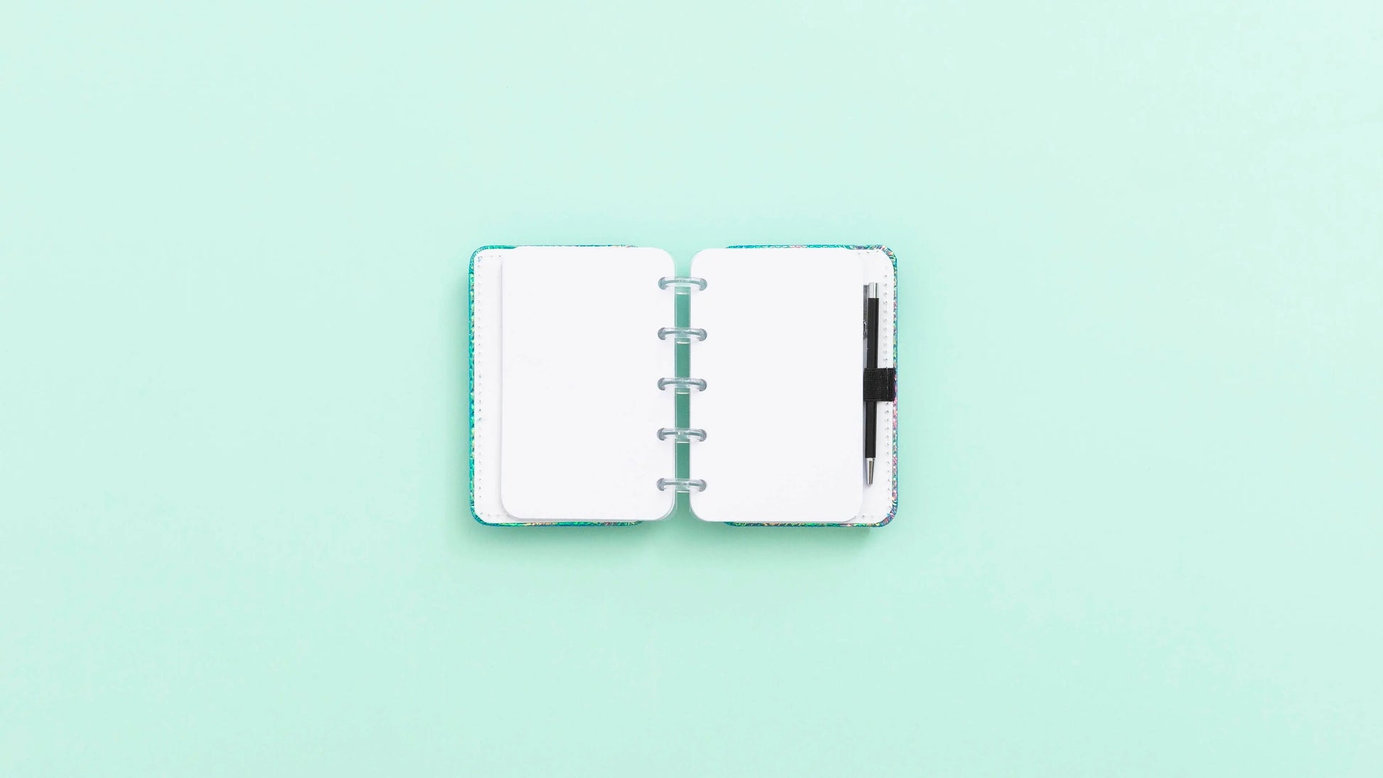 Caderno Azul Holográfico Caderno