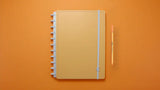 Caderno Laranja Pastel