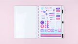 Caderno Let's Glitter Rose Caderno