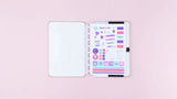 Caderno Let's Glitter Rose Caderno