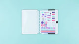 Caderno Let's Glitter Silver Caderno