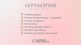 Caderno Let's Glitter Silver Caderno