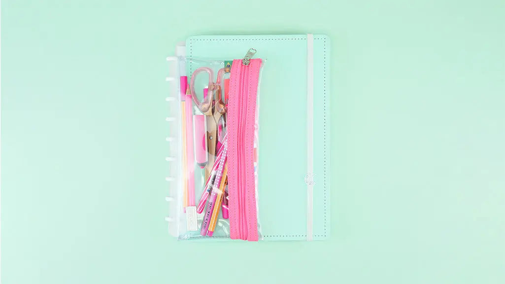 Estojo Inteligente Crystal Neon Pink Caderno Inteligente ®