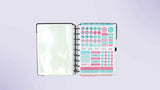 Planner grey glam - médio Caderno