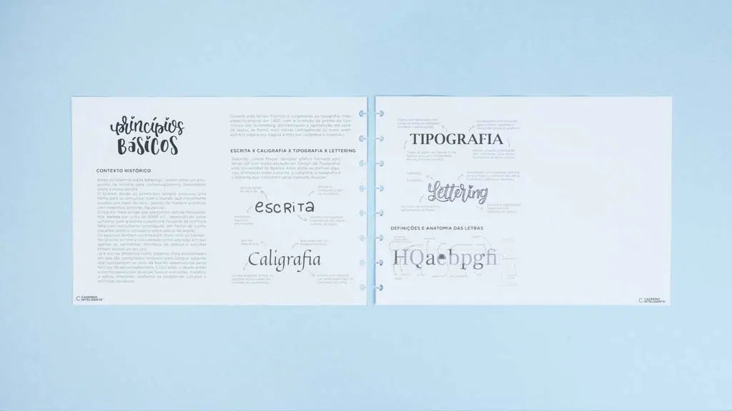 Refil Lettering Refil de Lettering by Kemily – Caderno Inteligente